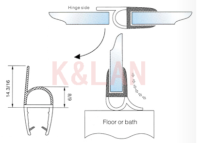  Shower Door Seal
