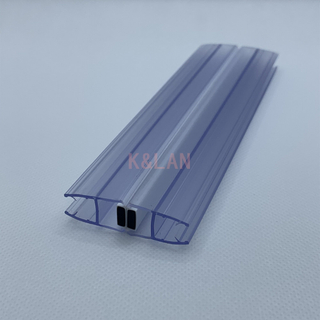 black 180° Sliding Door Shower Door Magnetic Seal
