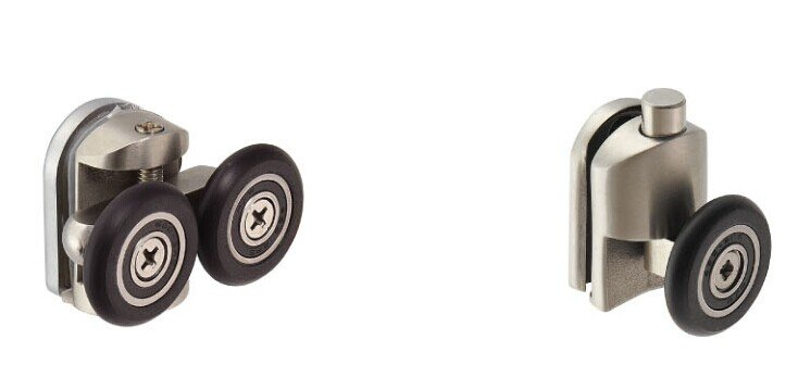 Short Track Style Stainless Steel Shower Roller 