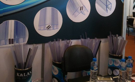 K&LAN shower seal in 120th canton fair.jpg