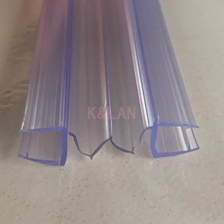 glass shower door seal installation