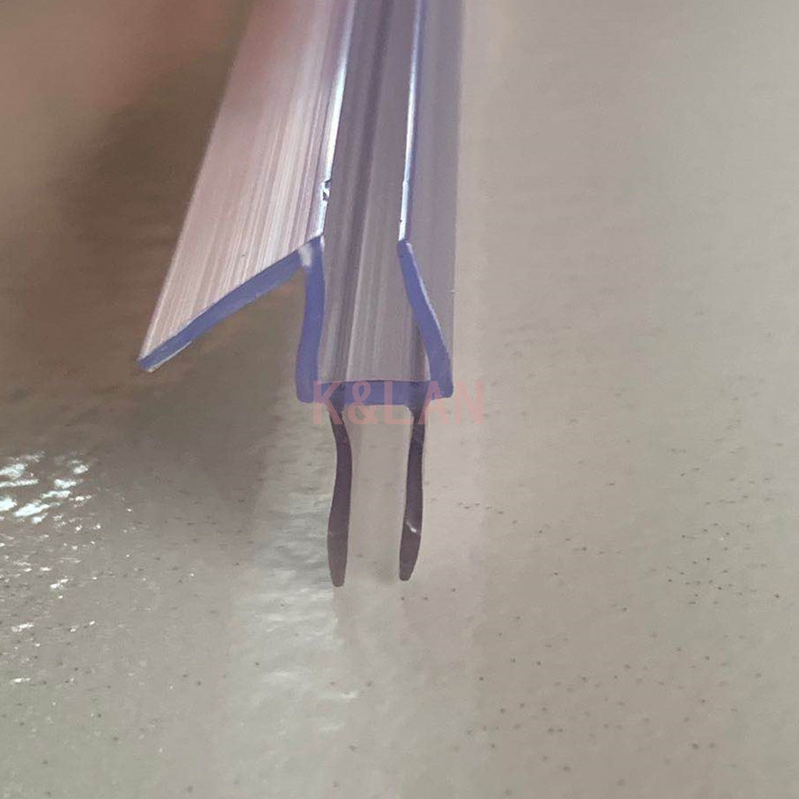 Shower door bottom seal material comparison