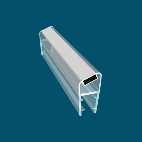 135°&180° White Shower Door Magnetic Seal