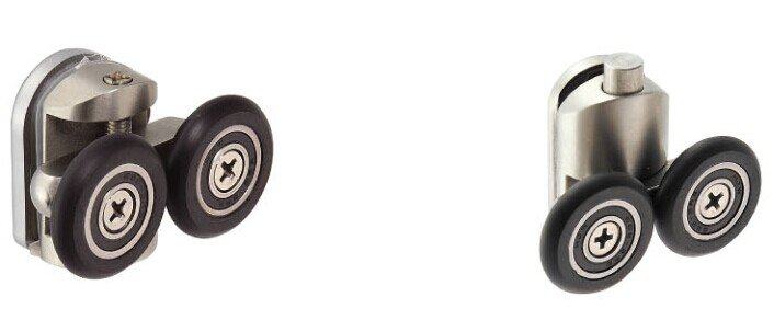Short Track Style Stainless Steel Shower Roller 